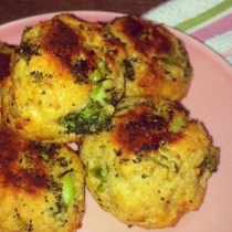 kids in the kitchen - broccoli bites