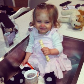 kids in the kitchen - literally