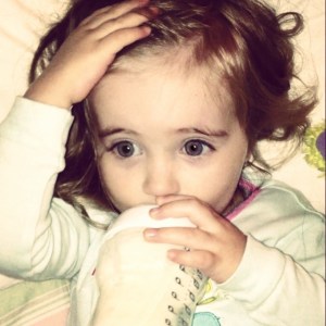 raising your eyebrows