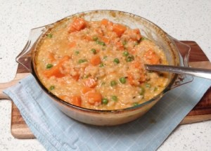 one pot risotto - fresh out of the oven
