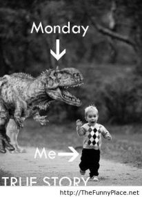monday dinosaur