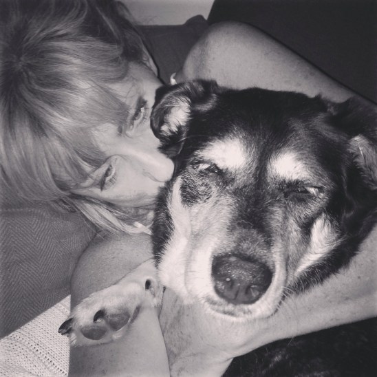 Snuggles with my precious pup pal