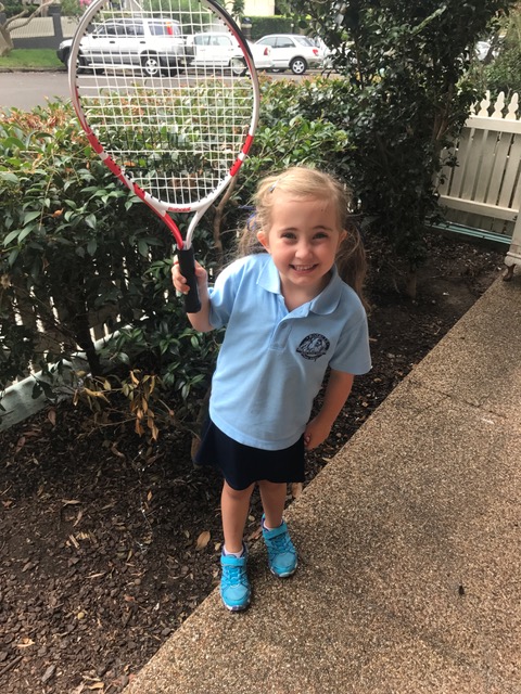 Senator Love Bug {who has also started tennis lessons}