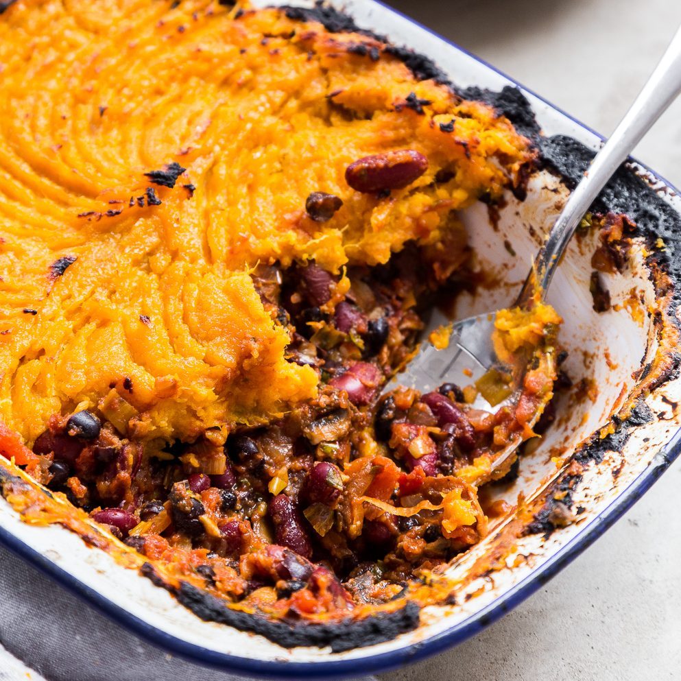 3 of 31 black bean shepherd's pie