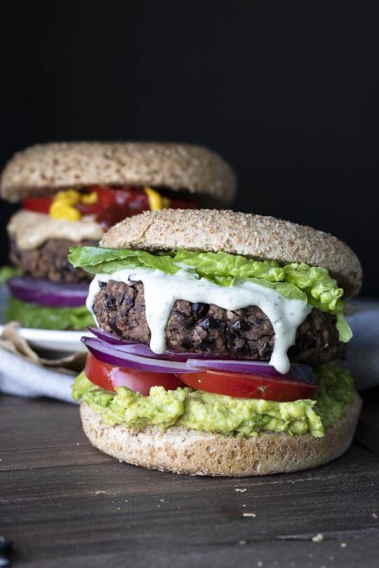 7 of 31 black bean burgers