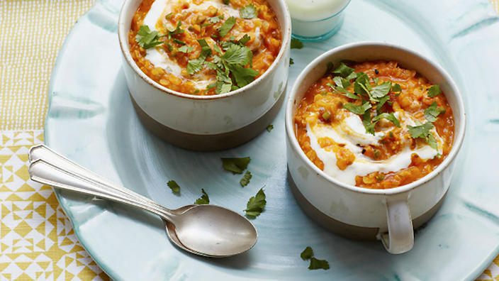 9 of 31 creamy red coconut dahl